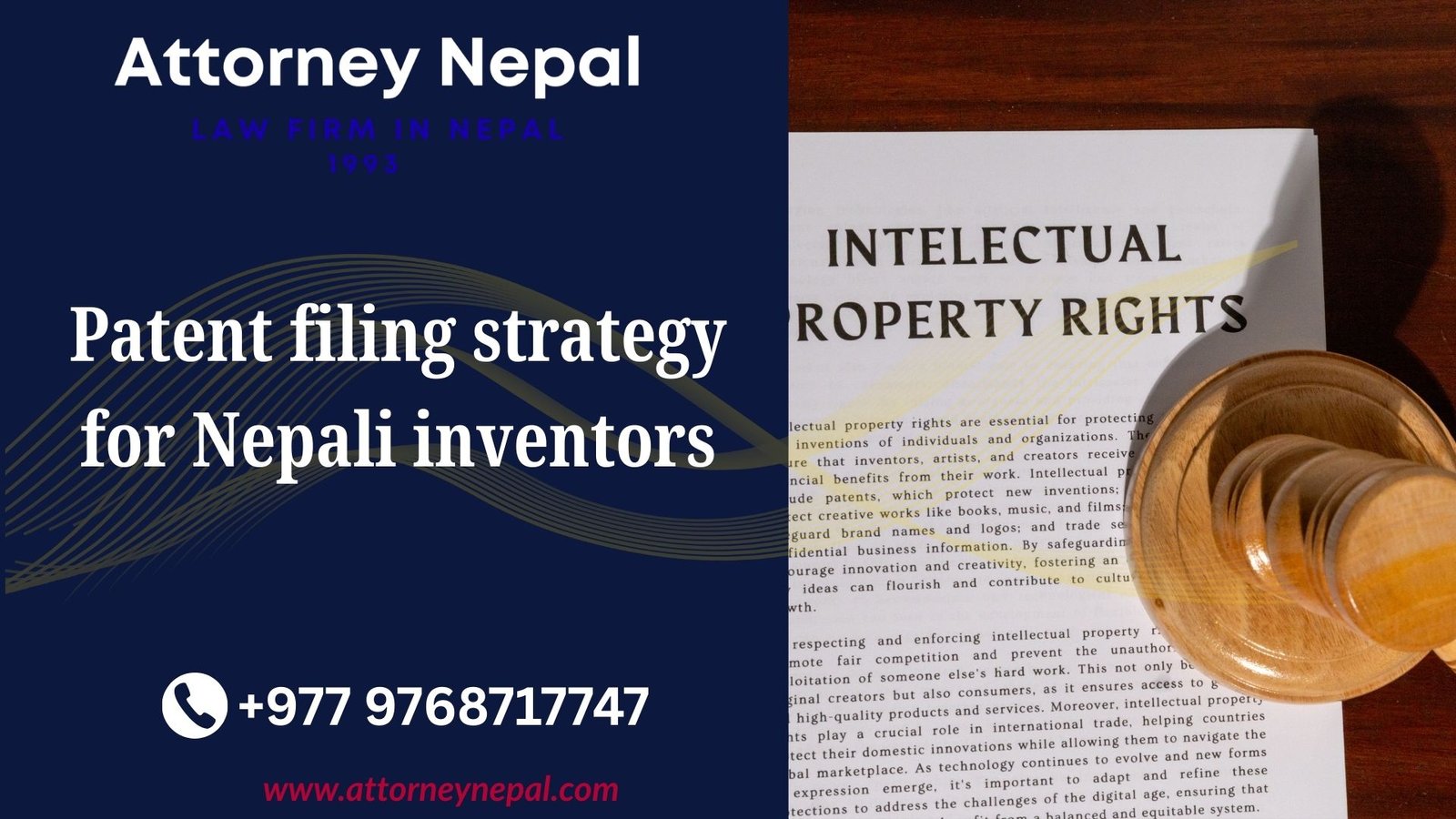 Patent filing strategy for Nepali inventors