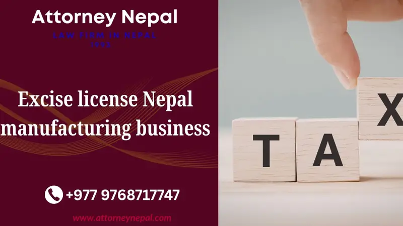 Excise license Nepal manufacturing business