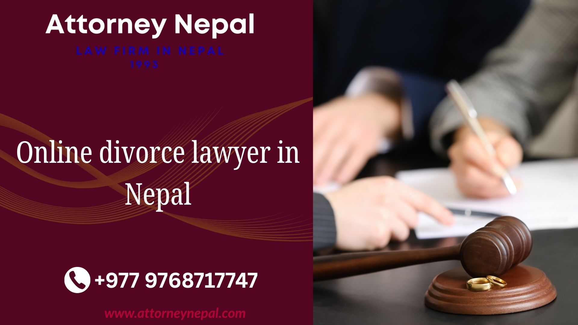Online divorce lawyer in Nepal