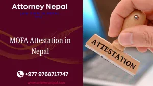 MOFA Attestation in Nepal