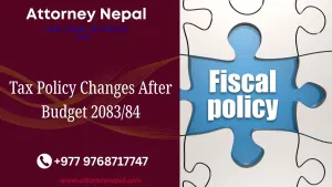 Tax Policy Changes After Budget 2083 84