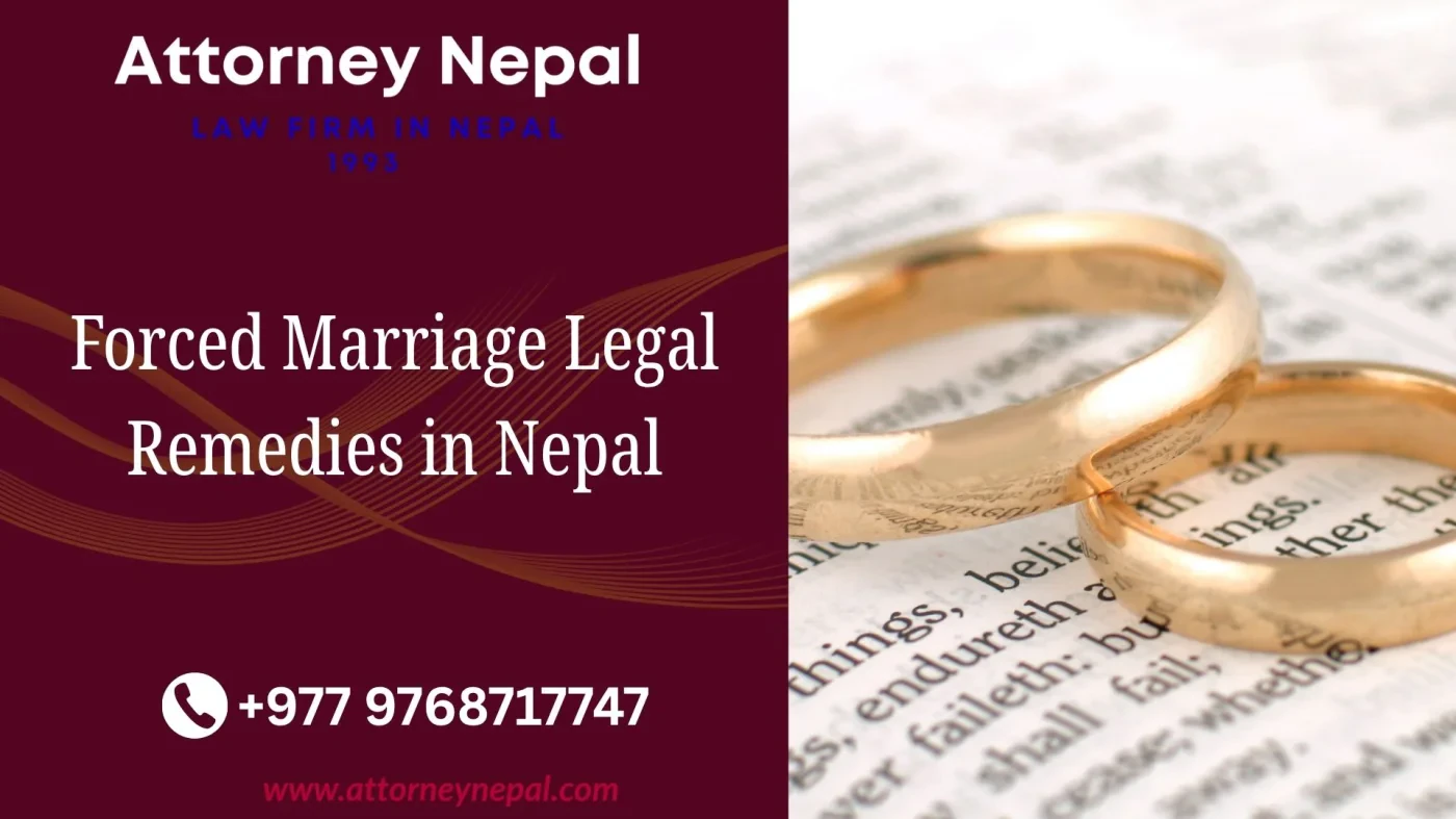 Forced Marriage Legal Remedies in Nepal