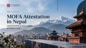 MOFA Attestation in Nepal
