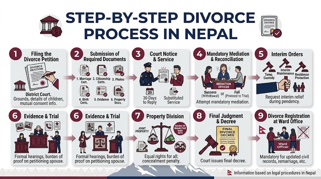 How to file for divorce in Nepal